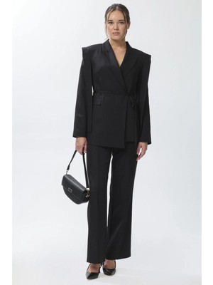 Robin D80305 Kadın Ceket Pantolon Takım