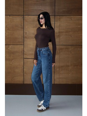 Lacarino 8117 Parla Kadın Jean Pantolon