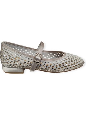 Guja 26Y478-11 Taş Detaylı Bantlı Yumuşak Kadın Babet