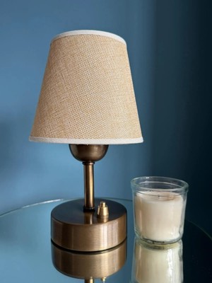 Fey Atelier Pilli Abajur, Pilli Masa Lambası,pilli Gece Lambası, Bejketenşapkaeskitmeayak