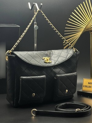 Raees Çift Askılı Kapitone Desenli Kadın Çanta