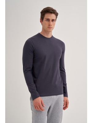 Cazador 56060 Erkek Bisiklet Yaka Sweatshirt