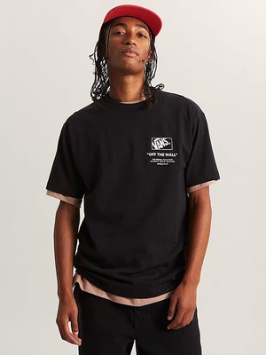 Vans Stacked Hi Ss Tee Erkek Çok Renkli T-Shirt - VN000PEW