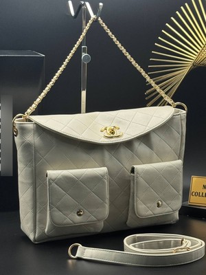 Raees Çift Askılı Kapitone Desenli Kadın Çanta