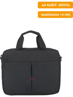 Dada Laptop Evrak Çantası Farklı Ölçülerde Tablet A4 Kağıt ve Dosya Uyumlu Darbe Emici Koruma Omuz Askılı
