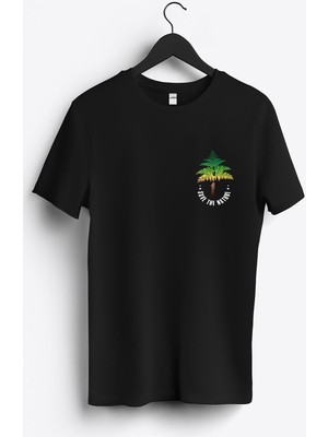 MGAX Kamp Doğayı Kurtar Arma Baskılı Regular Sıfır Yaka %100 Pamuk Unisex Penye T-Shirt