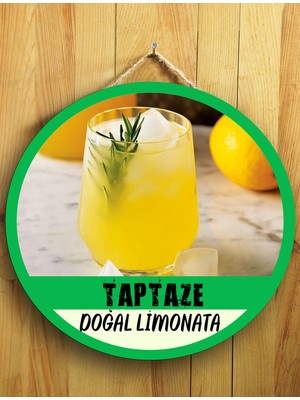 Mayeka Cafeler Restoranlar Kahvaltıcılar Için Limonata Duvar Kapı Tablo Ahşap Askılı Pano Tabela