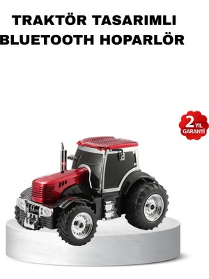MK Beykoz Traktör Tasarımlı Bluetooth Hoparlör 12W Tws Destekli Nostaljik Model - KE002Q-796PN2