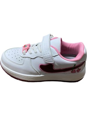 Güven Kundura Çocuk Düz Kaymaz Taban Kirazlı Spor Ayakkabı Çocuk Düz Kaymaz Taban Kirazlı Spor Ayakkabı