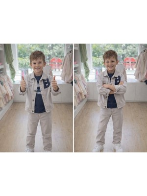 Erkek Ceket Badi Pant 3 Lü Takım 26YDMB417475274173