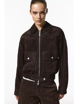 Allbucks Pull&bear %100 Süet Deri Ceket ABPNB3744