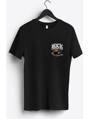 MGAX Off Road Adventure Rock Crowler Arma Baskılı Regular Sıfır Yaka %100 Pamuk Unisex Penye T-Shirt