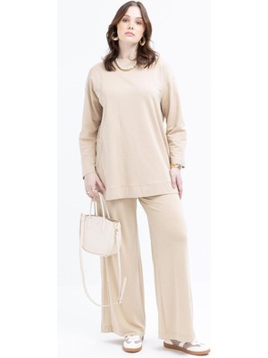 Allday Nakışlı Bisiklet Yaka Tunik