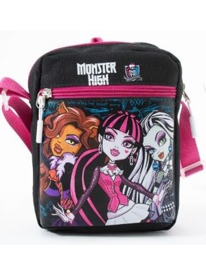 Trgmonster High Draculaura Çocuk Omuz Çantası – 3 Bölmeli – Su Geçirmez Kumaş (21×16×6 Cm)