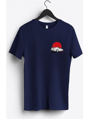 MGAX Araba Gtr Arma Baskılı Regular Sıfır Yaka %100 Pamuk Unisex Penye T-Shirt