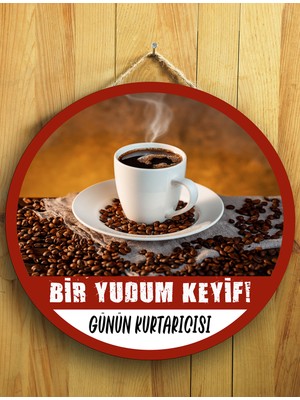 Mayeka Cafeler Restoranlar Kahveciler Için Kahve Duvar Kapı Tablo Ahşap Askılı Pano Tabela