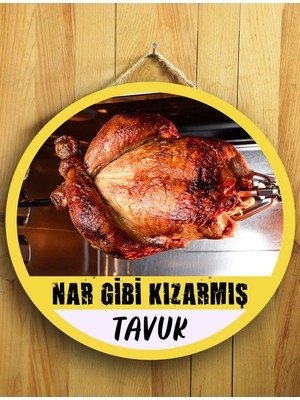 Mayeka Cafeler Tavukçular Tavuk Çevirmeciler Için Tavuk Çevirme Duvar Kapı Tablo Ahşap Askılı Pano Tabela