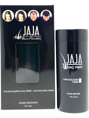 Jaja Fibers Saç Dolgunlaştırıcı Topik 50 gr Koyu Kahve