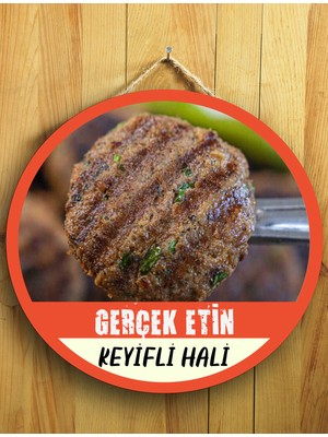 Mayeka Cafeler Restoranlar Köfteciler Için Köfte Duvar Kapı Tablo Ahşap Askılı Pano Tabela