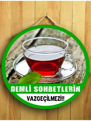 Mayeka Cafeler Restoranlar Çay Ocakları Için Çay Duvar Kapı Tablo Ahşap Askılı Pano Tabela