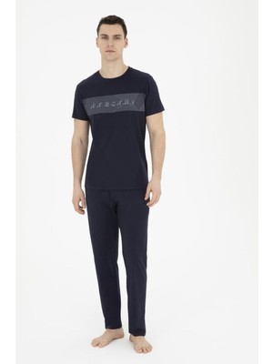 Pierre Cardin 6050 Erkek Kısa Kollu Penye Pijama Takımı