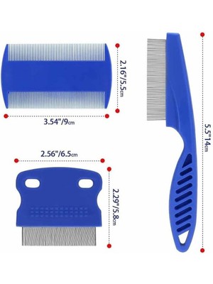 MK Beykoz Evcil Hayvan Tarak Seti 4'lü Bit Tarağı Ked Köpek Tüyüne Uygun - KE002Q-7908E0