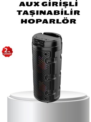 MK Beykoz Bluetooth 5.0 Kablosuz Hoparlör Çift Sürücülü Yüksek Ses Kalitesi Kompakt Tas - KE002Q-7976Q