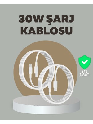 MK Beykoz iPhone iPad Airpods Uyumlu 30W Type-C To Lightning Kablo - KE002Q-78X5Y9
