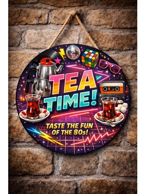 Mayeka Cafe Restoran Için Çay Ocağı Duvar Kapı Tablo Süsü Ahşap Askılı Pano Tabela No 61