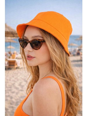 Wearflawless Kadın Bucket Şapka, Yazlık Kova Şapka, Günlük Bucket/fisher Şapka