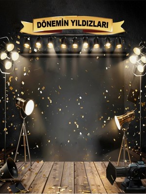 Promisebackdrop2 Dönemin Yıldızları, Karne Panosu, Okul Etkinlik 200X200CM Ek Dikişli Kumaş Afiş