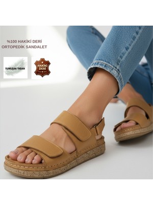 Cozi Company Tam Ortopedik Taraklı Ayaklar Için Uygun Çift Bantlı Sandalet