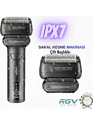farissu Vgr V-368 Profesyonel Yaprak Tıraş Makinesi - Afa Lisanslı, 9000 Rpm Yüksek Hız ve Islak/kuru