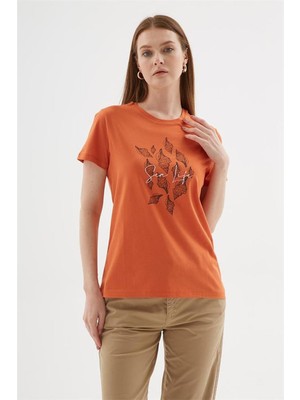Fashion Friends 25Y0303K1 Kadın Baskılı T-Shirt