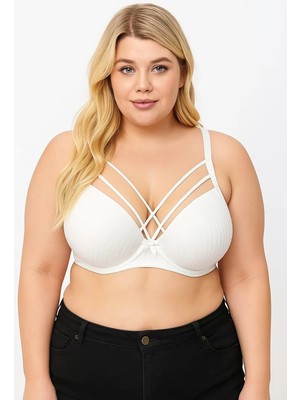 Wear Treasure C Cup Telli Süngerli Içi Boş Çapraz Ipli  Sütyen
