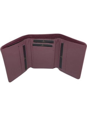 Grande Hakiki Deri Küçük Boy Kartlıklı Uniseks Cüzdan