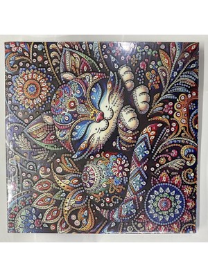 Elegantshop Tuval 5d Yapışan Boncuk Mozaik Tablo 25*25 cm YY97