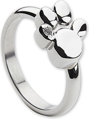 Energetix Pati Motifli Çelik Manyetik Yüzük