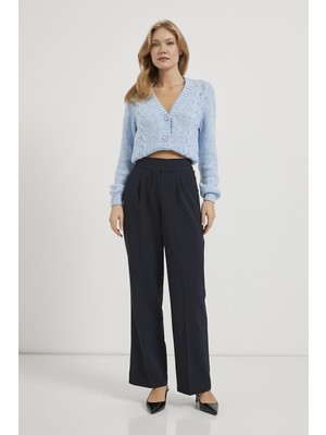 Armalife 6642 Cırtlı Palazzo Kadın Pantolon