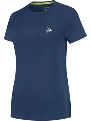Dunlop D Ap Club Ladies Crew Kadın Mavi Tişört
