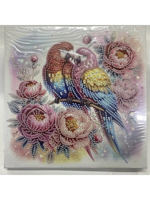 Elegantshop Tuval 5d Yapışan Boncuk Mozaik Tablo 25*25 cm YY74