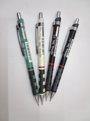 Rotring Tikky Mekanik 0,7mm 4 Lü ( Yeşil Beyaz Kahverengi Siyah)