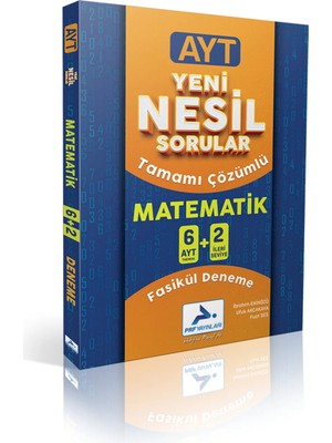Karma Kitaplar Paraf Ayt 6+2 Çözümlü Matematik Fasikül Deneme