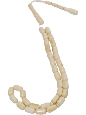 Hasyılmaz Kesme Fildişi Tesbih 12,35 Gram - Koleksiyonluk Fil Dişi Tespih (F021)