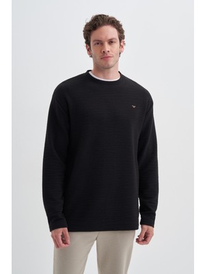 Cazador 50690 Erkek Bisiklet Yaka Sweatshirt