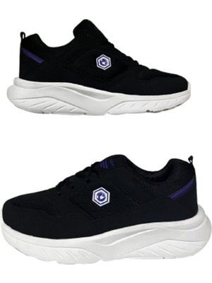 Calibron Unisex Siyah Beyaz Ultra Hafif Günlük Spor Ayakkabı