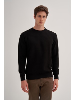 Cazador 51960 Erkek Bisiklet Yaka Sweatshirt