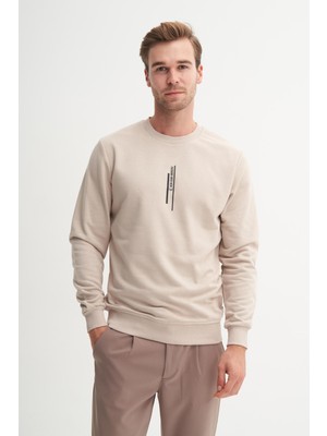 Cazador 54185 Erkek Bisiklet Yaka Sweatshirt