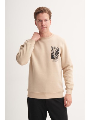 Cazador 53805 Erkek Bisiklet Yaka Sweatshirt