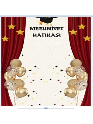 Promisebackdrop2 Mezuniyet Hatırası, Mezun Oluyorum, Kutlama, Fotoğraf Çekimi, Kumaş Arka Fon 200X200CM Ek Dikişli